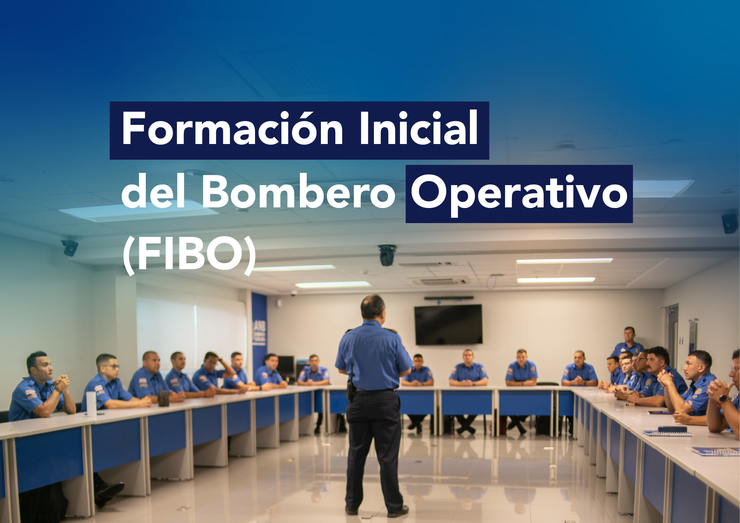 Formación inicial para el bombero operativo permanente